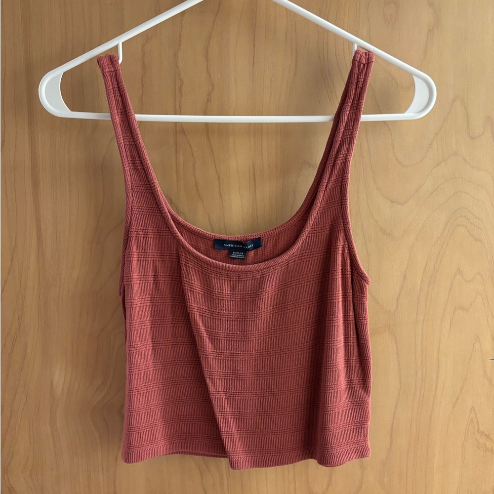 Ribbed crop tank